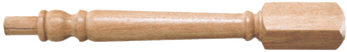 Gun Barrel hand-turned wooden stair spindle profile