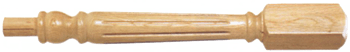 Wood Fluted Newel Posts 120mm