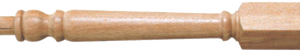 Wood Gun Barrel Newel Posts 90mm